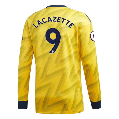 Alexandre Lacazette Arsenal adidas 2019/20 Away Replica Player Long Sleeve Jersey – Yellow