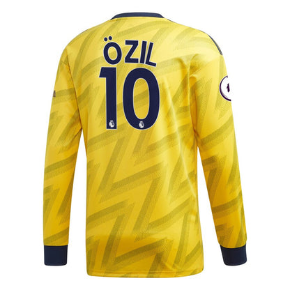 Mesut Özil Arsenal adidas 2019/20 Away Replica Player Long Sleeve Jersey – Yellow