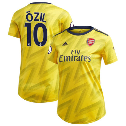 Mesut Özil Arsenal adidas Women's 2019/20 Away Replica Player Jersey – Yellow