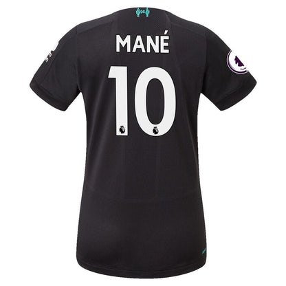 Sadio Mané Liverpool New Balance Women's 2019/20 Third Replica Player Jersey - Black