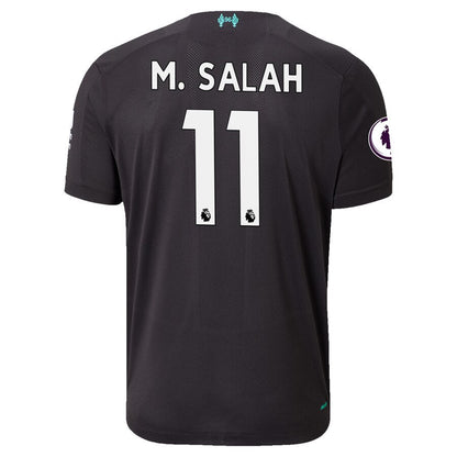 Mohamed Salah Liverpool New Balance Youth 2019/20 Third Replica Player Jersey - Black