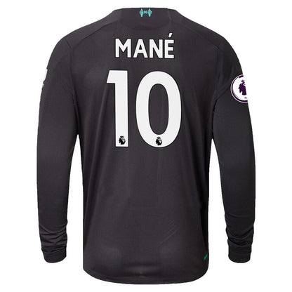 Sadio Mané Liverpool New Balance 2019/20 Third Replica Long Sleeve Player Jersey - Black