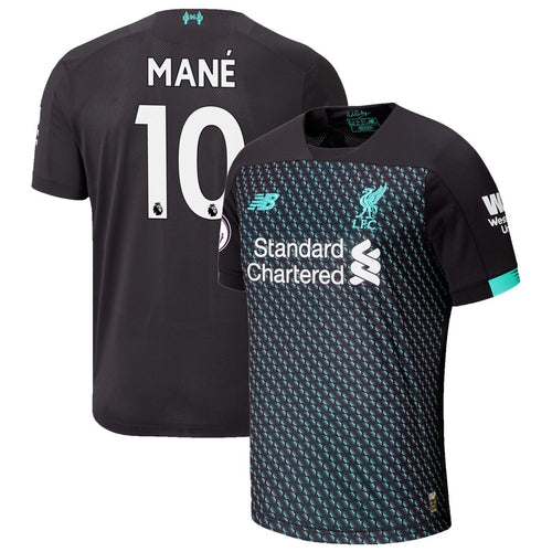 Sadio Mané Liverpool New Balance 2019/20 Third Authentic Player Jersey - Black