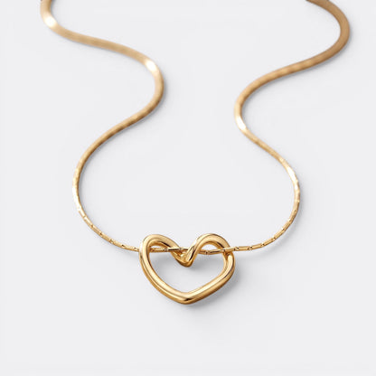 Open Heart Necklace