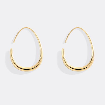 Fluid Hoop Earrings