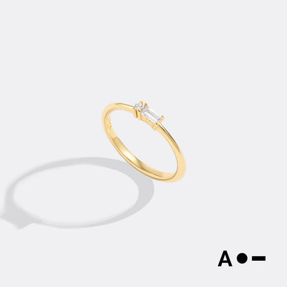 Dainty Personalized Morse Code Ring