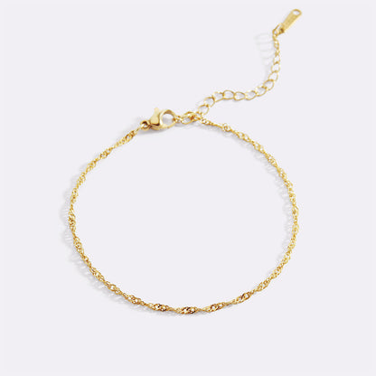 Singapore Twist Chain Bracelet