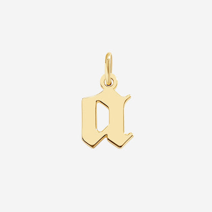 Old English Letter Charm