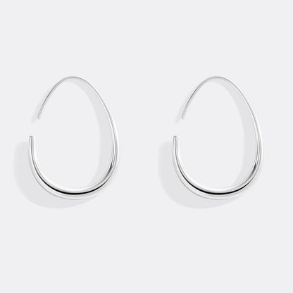 Fluid Hoop Earrings
