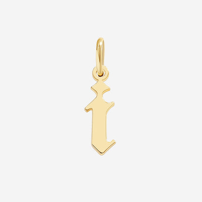 Old English Letter Charm