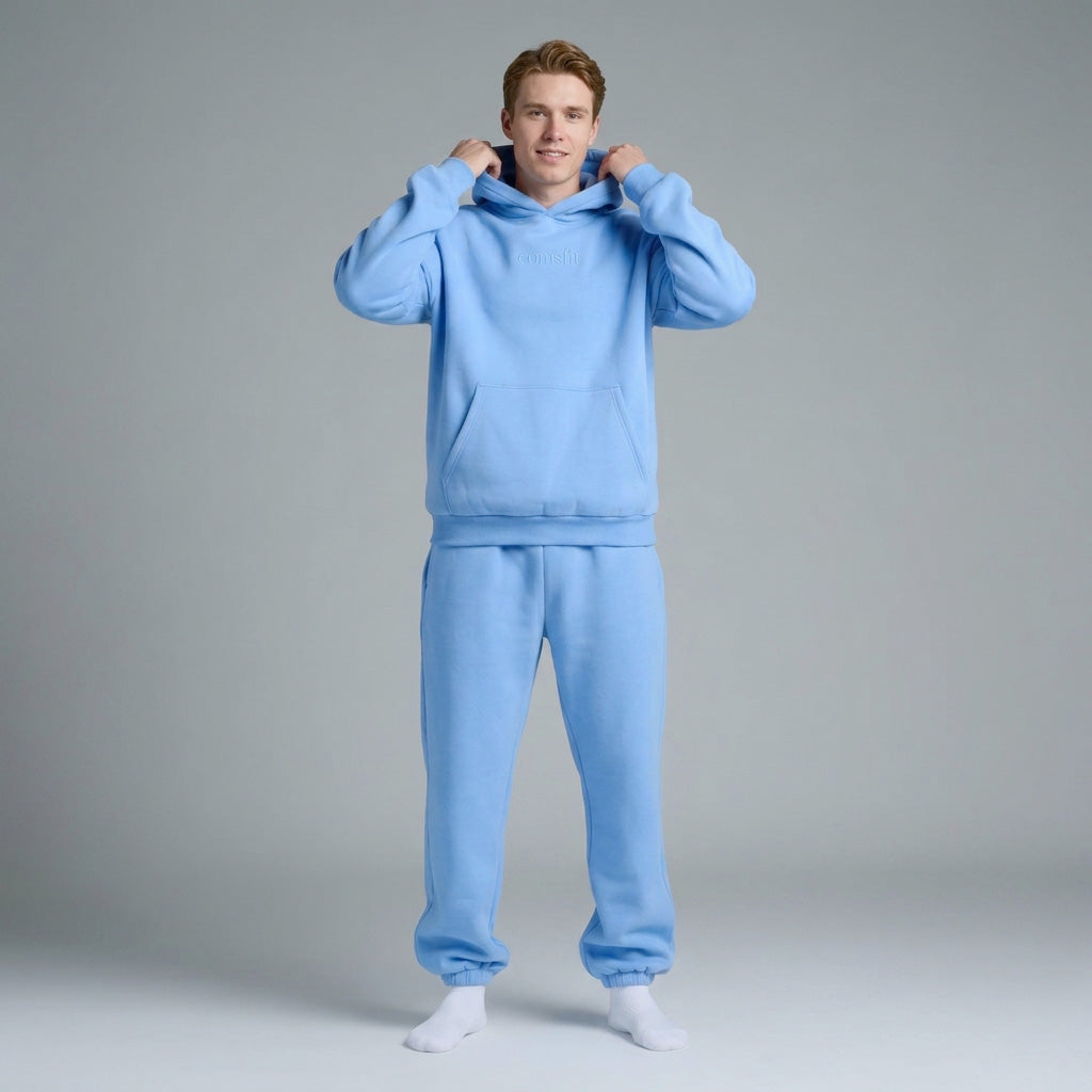 Noah is 6'4'' and wears a size L