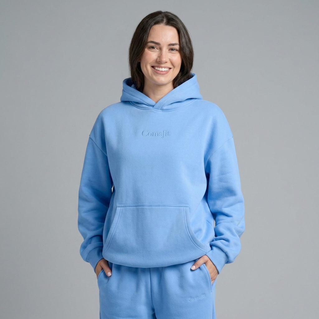 Emily is 5'8'' and wears a size S
