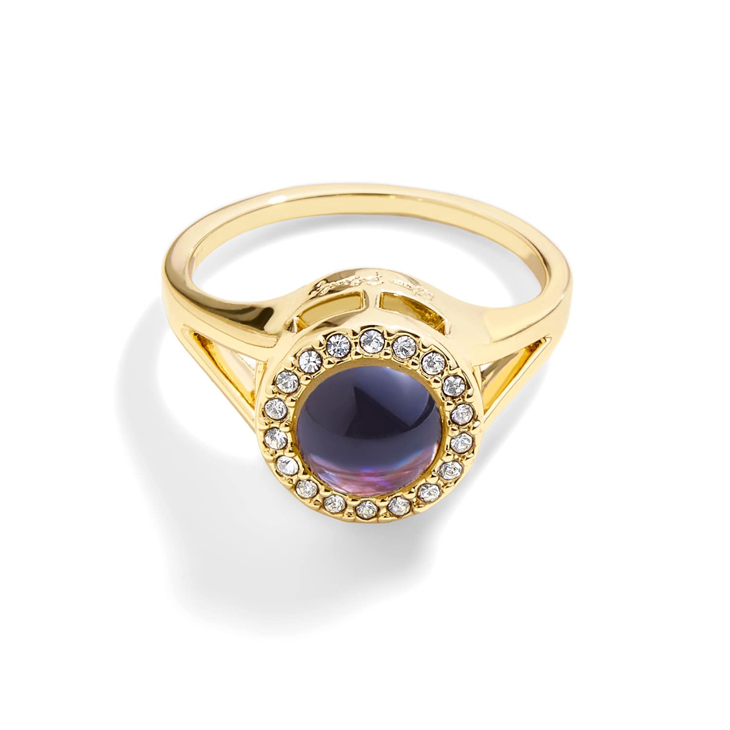 Personalized PavĂ© Circle Photo Ring