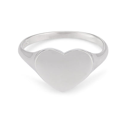 Engravable Heart Ring