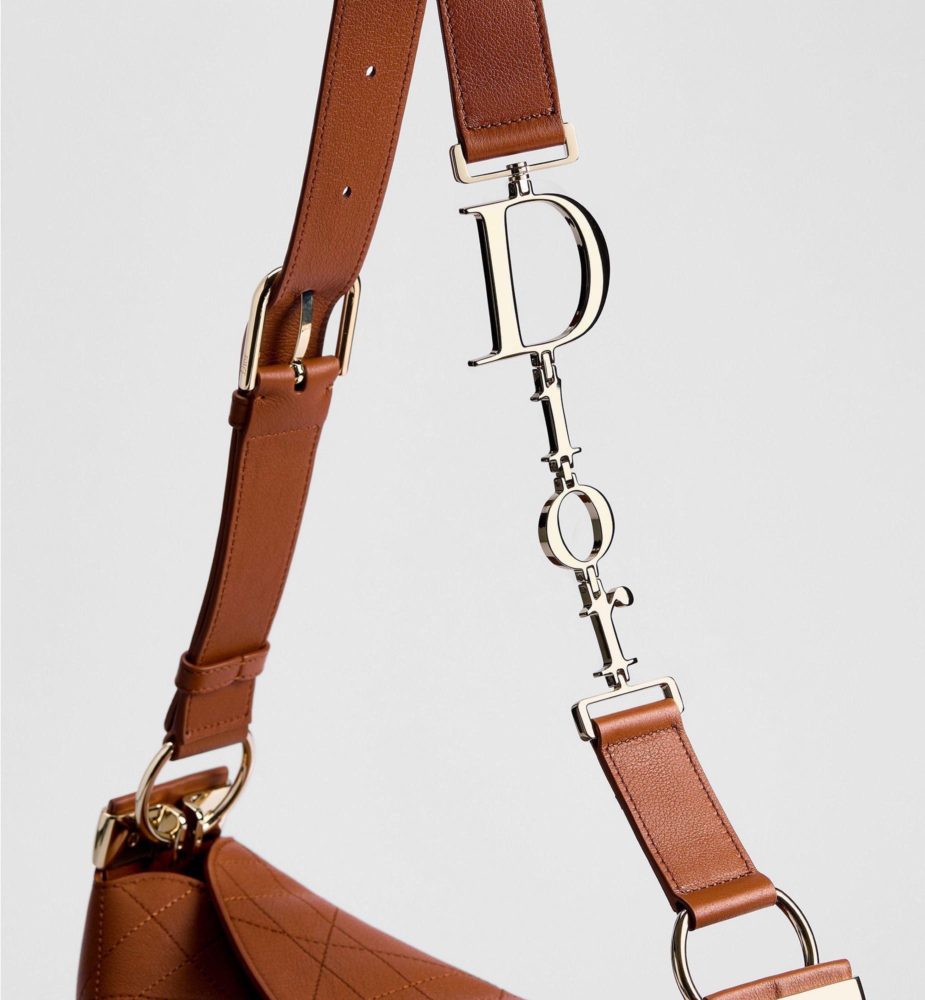 Women's Medium Tote Bag With Marron Bobby Flat Macrocannage Grained Calfskin
