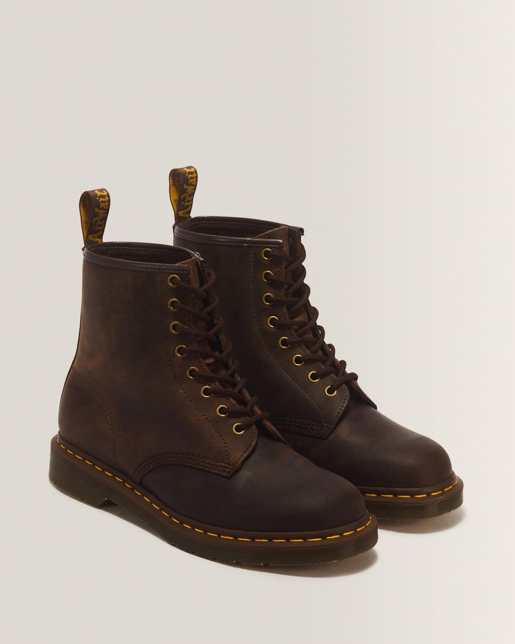 1460 Crazy Horse Leather Lace Up Boots