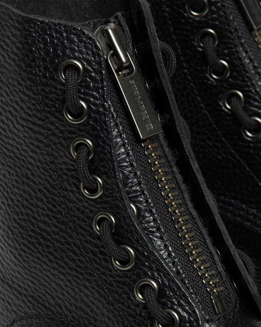 Sinclair Milled Nappa Leather Platform Boots
