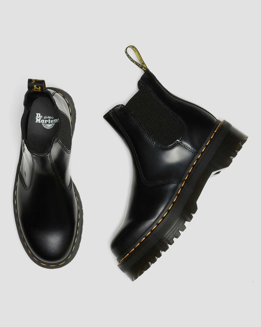 2976 Smooth Leather Platform Chelsea Boots