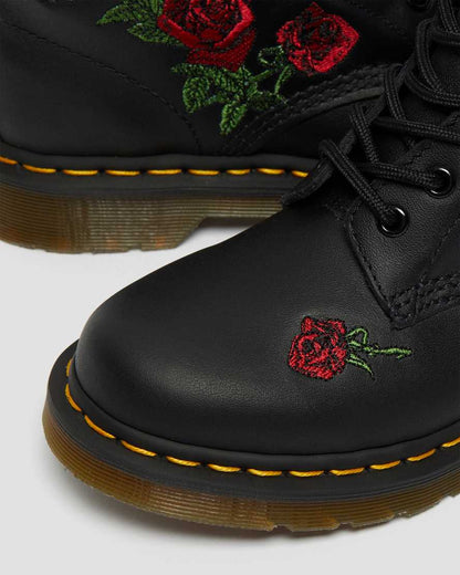 1460 Vonda Floral Leather Lace Up Boots