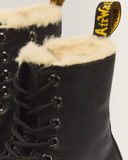 Jadon Boot Leather Faux Fur Lined Platforms