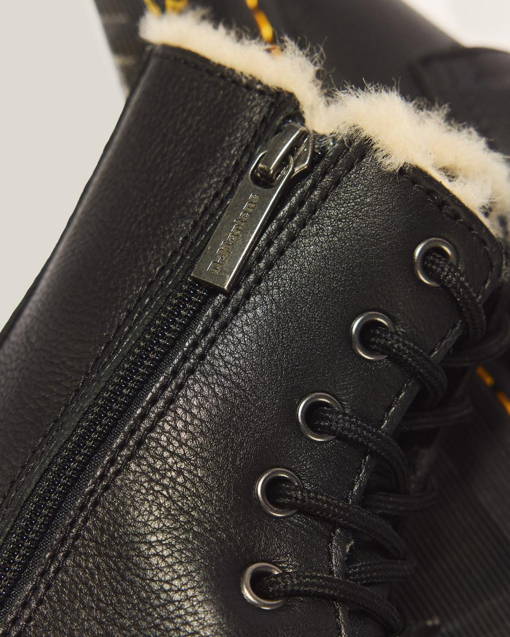 Jadon Boot Leather Faux Fur Lined Platforms