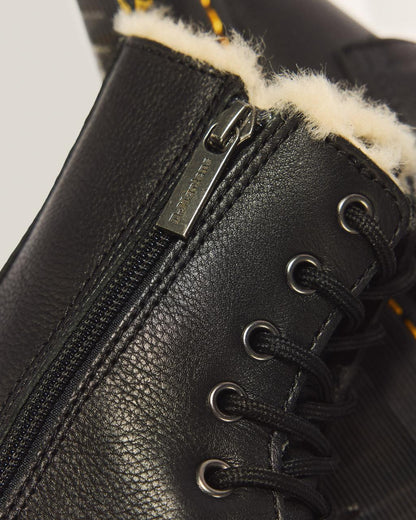 Jadon Boot Leather Faux Fur Lined Platforms