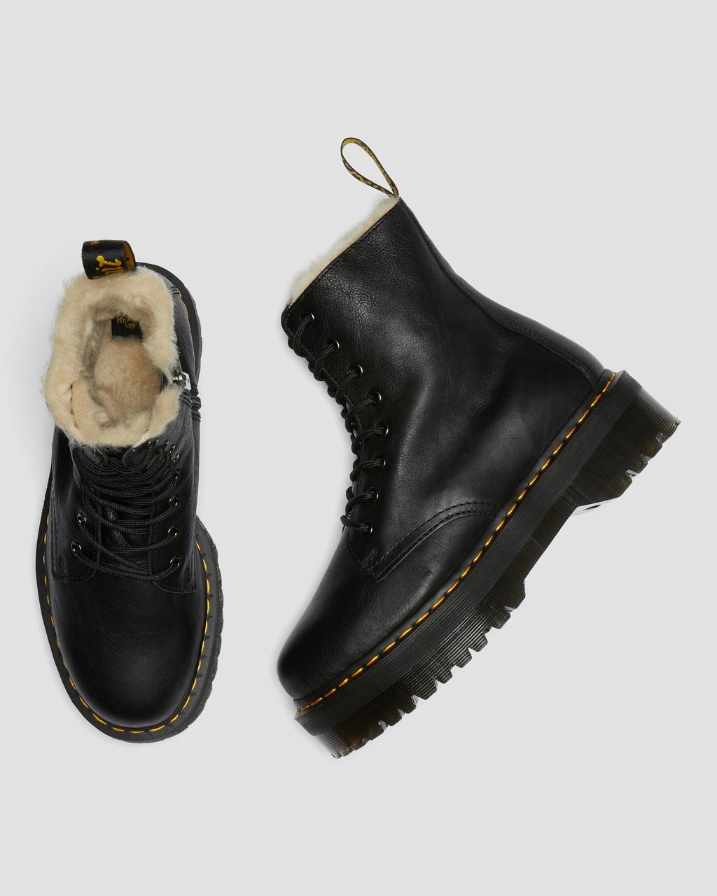 Jadon Boot Leather Faux Fur Lined Platforms