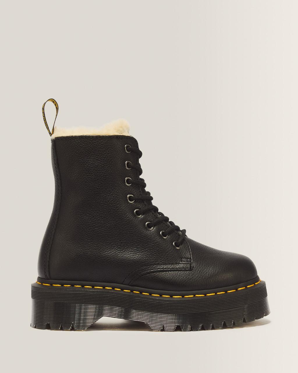 Jadon Boot Leather Faux Fur Lined Platforms