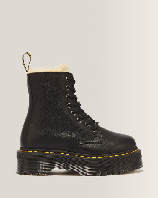 Jadon Boot Leather Faux Fur Lined Platforms