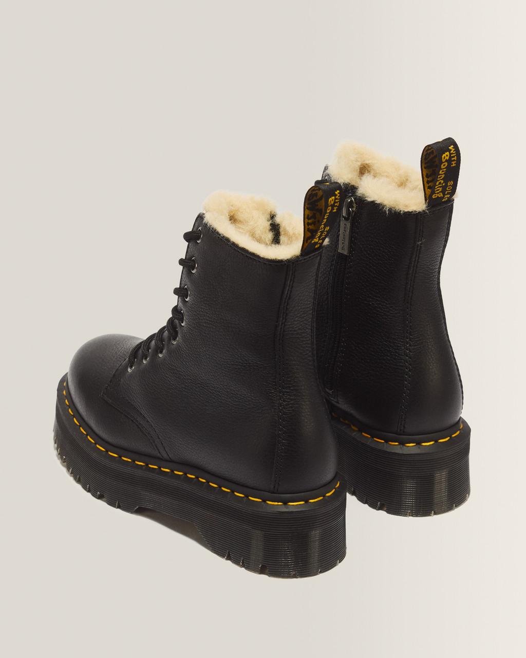 Jadon Boot Leather Faux Fur Lined Platforms