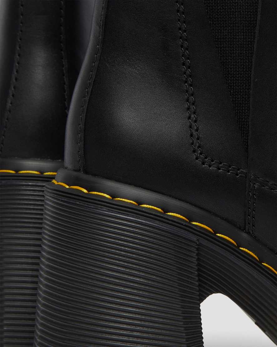 Spence Leather Flared Heel Chelsea Boots