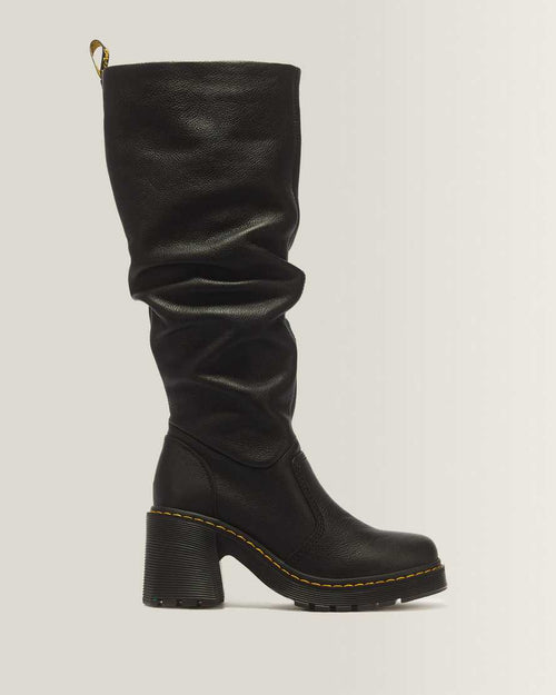 Kasey Virginia Leather Tall Heeled Boots