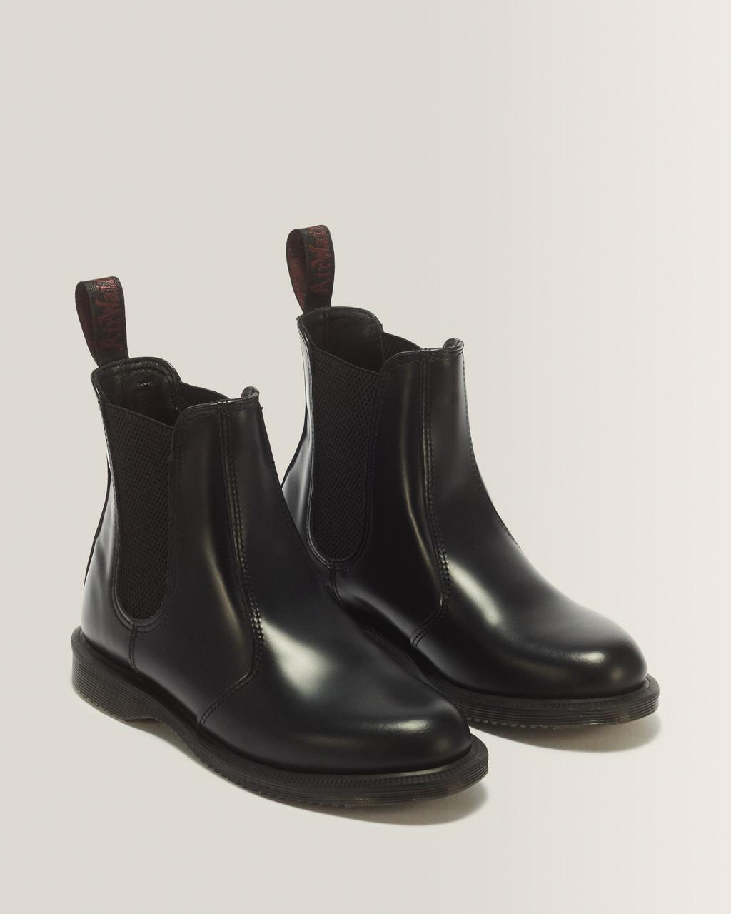 Flora Smooth Leather Chelsea Boots