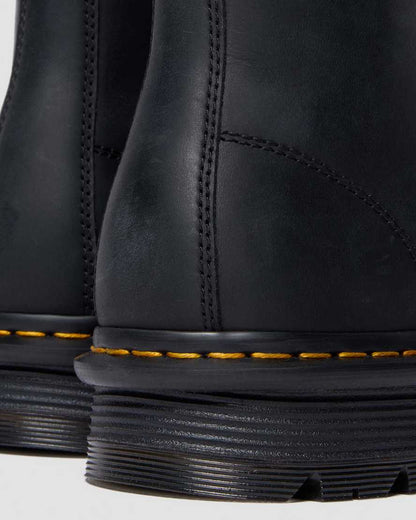 Zebzag Laceless Slip On Leather Boots