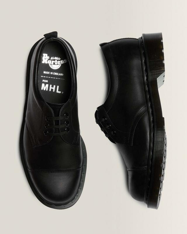 1461 MHL 3-Eye Grained Oiled Leather Shoes