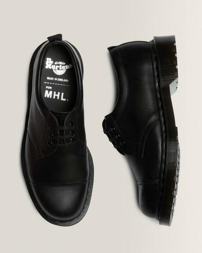 1461 MHL 3-Eye Grained Oiled Leather Shoes