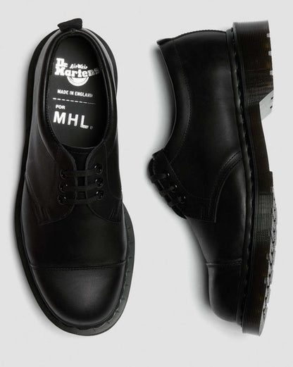 1461 MHL 3-Eye Grained Oiled Leather Shoes