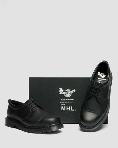 1461 MHL 3-Eye Grained Oiled Leather Shoes