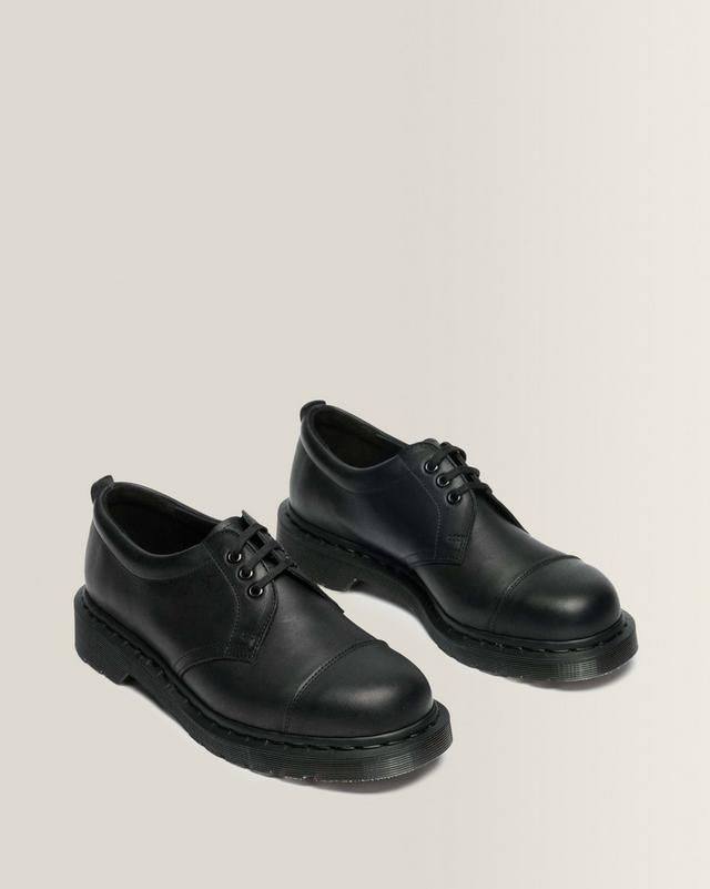 1461 MHL 3-Eye Grained Oiled Leather Shoes