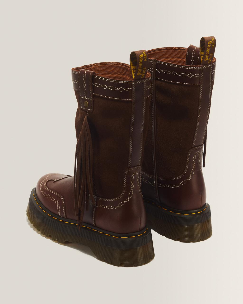 Desert Rodeo Quad Mid Leather & Suede Boots