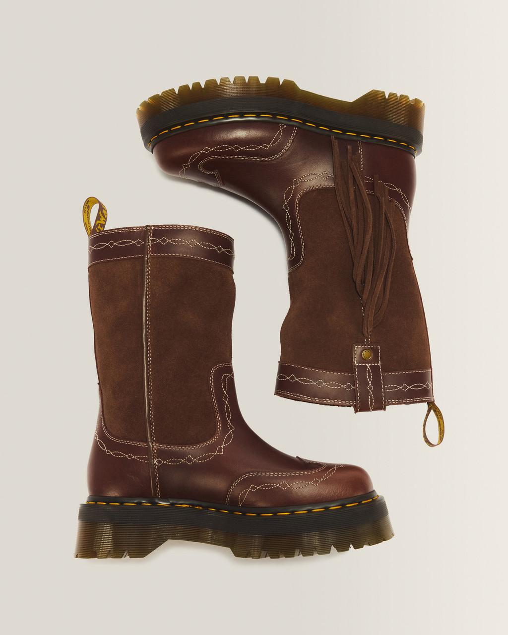 Desert Rodeo Quad Mid Leather & Suede Boots