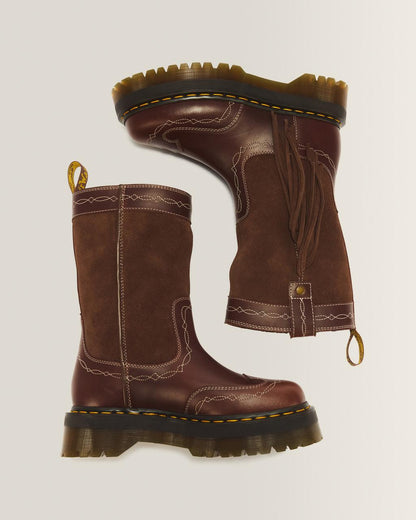 Desert Rodeo Quad Mid Leather & Suede Boots