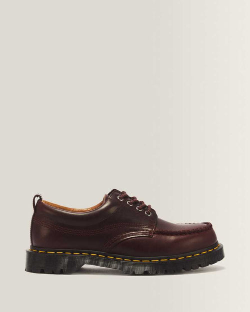 Lowell 4 Eye Mayhem Leather Moc Toe Shoes