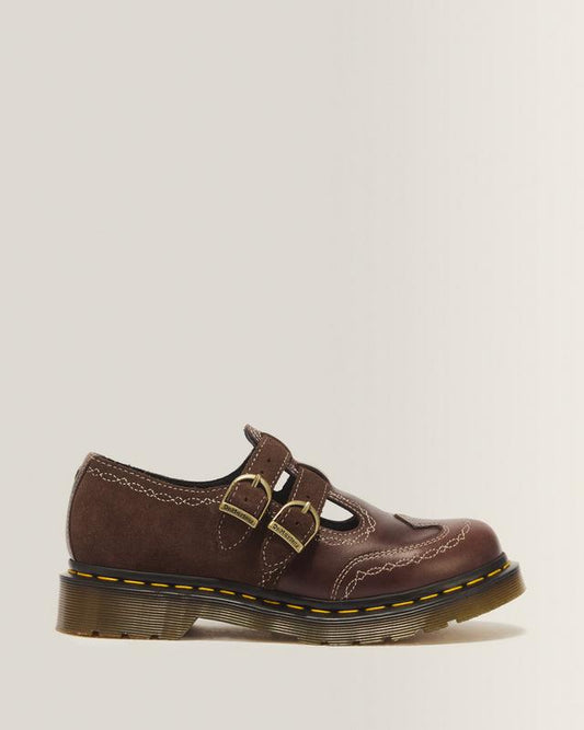8065 Desert Rodeo Leather & Suede Mary Jane Shoes