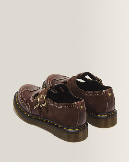 8065 Desert Rodeo Leather & Suede Mary Jane Shoes