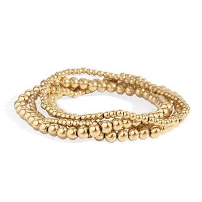 3mm & 5mm Beaded Bracelet Stacking Set