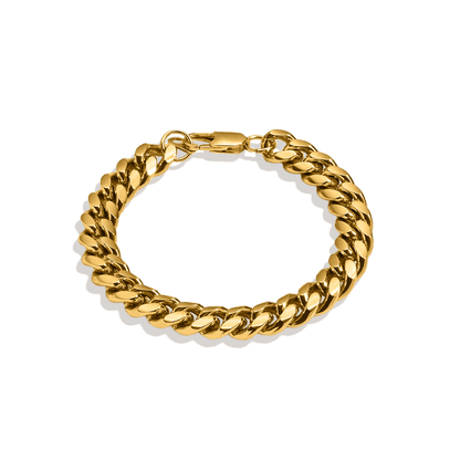 8mm Cuban Link Chain Bracelet