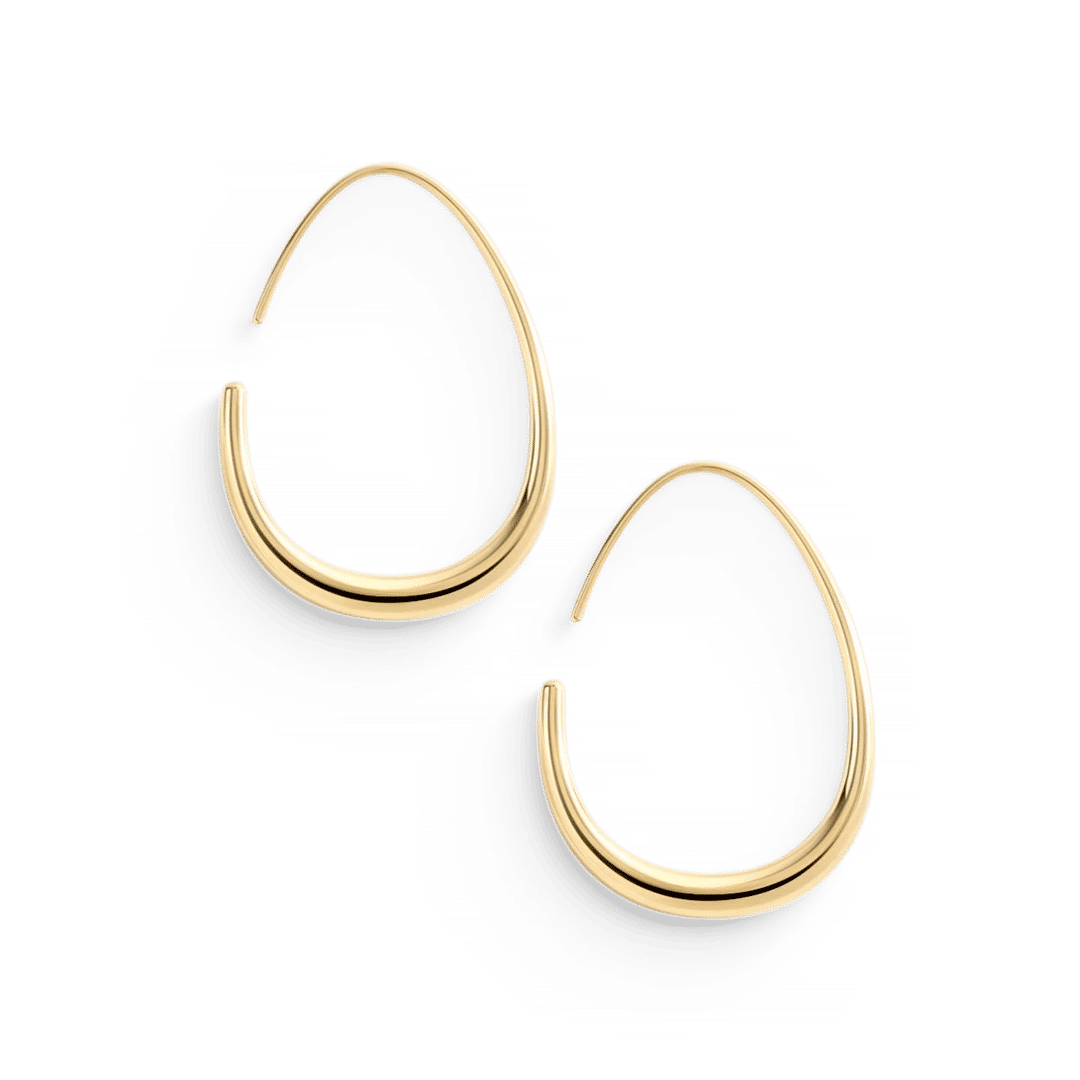 Fluid Hoop Earrings