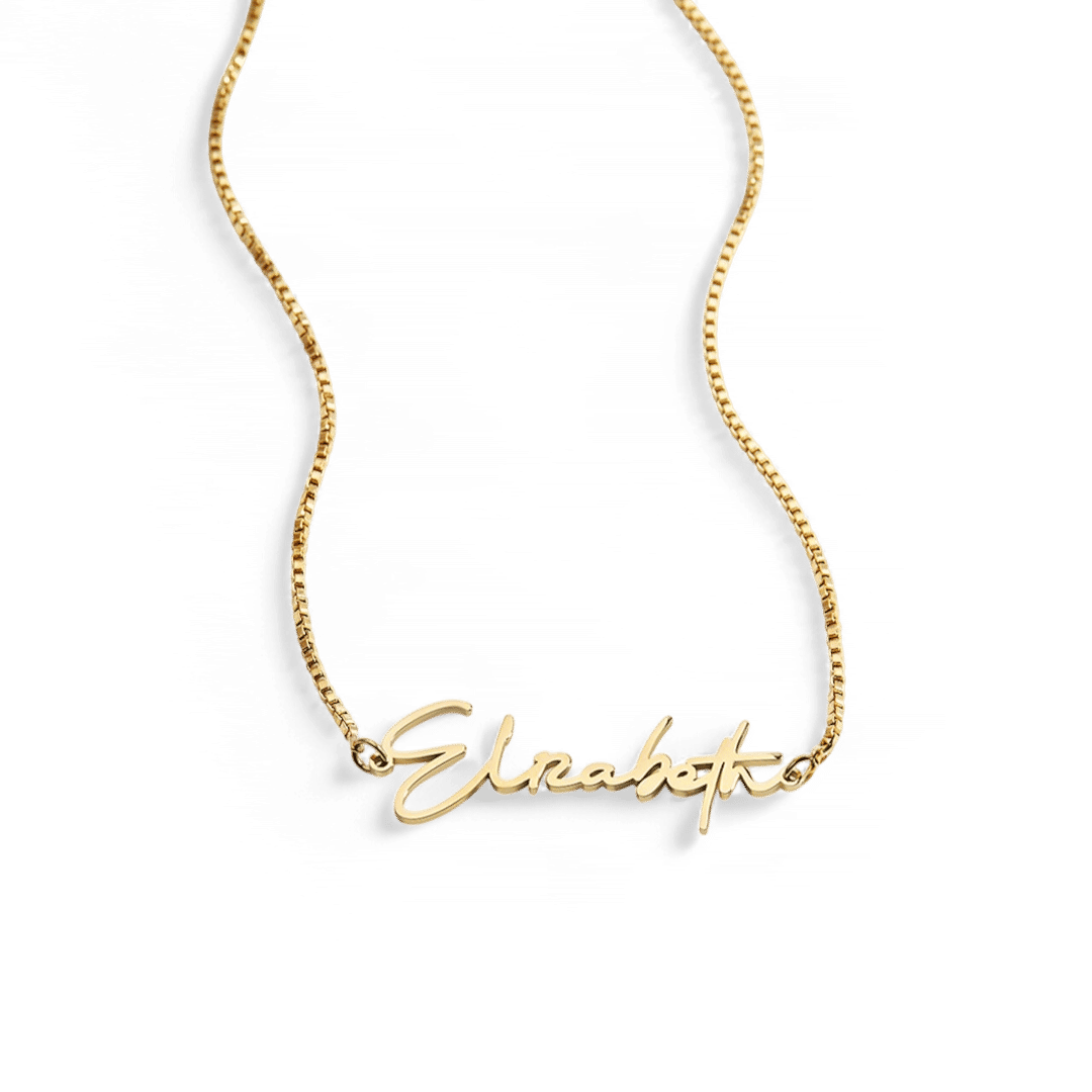 Modern Personalized Name Necklace