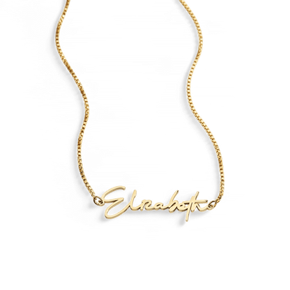 Modern Personalized Name Necklace